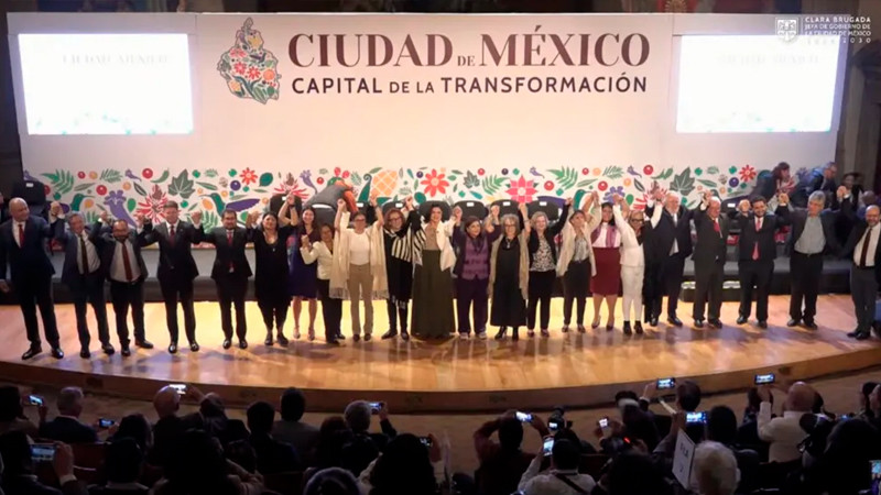 Presenta Clara Brugada su Gabinete Legal para la CDMX 