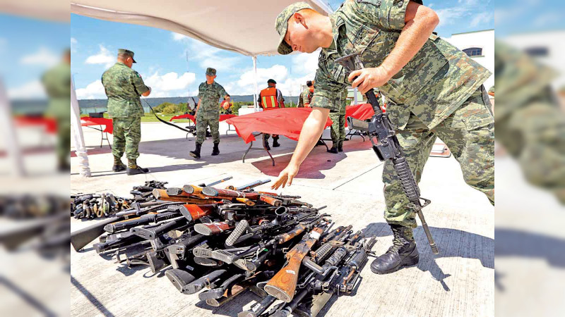Red de traficantes de armas es vinculada a proceso: A 8 detenidos les incautaron casi 200 rifles y pistolas 