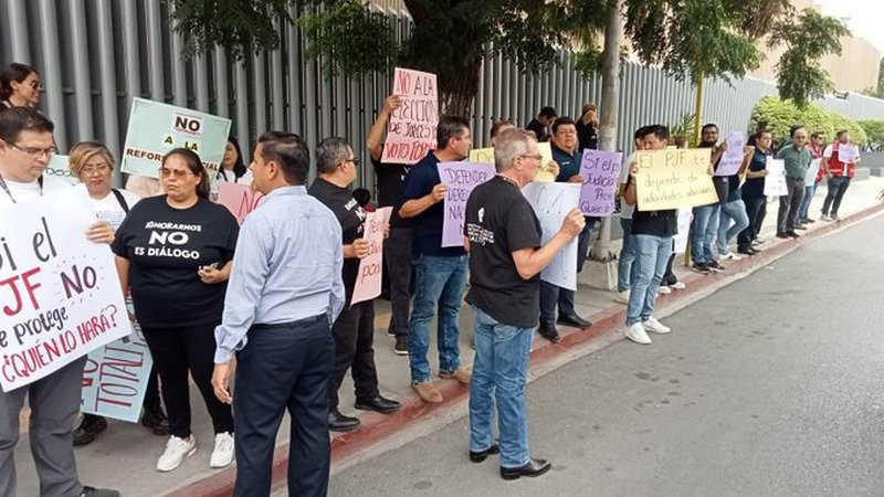 Paro de labores del Poder Judicial se extiende a 16 estados de la República Mexicana 