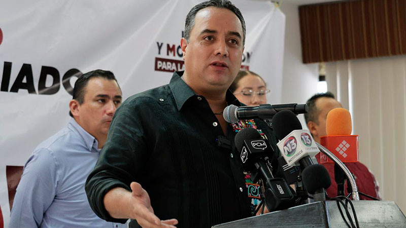 Es “mentira” rumor de que Bedolla no concluirá su gobierno, afirma líder de Morena Michoacán 
