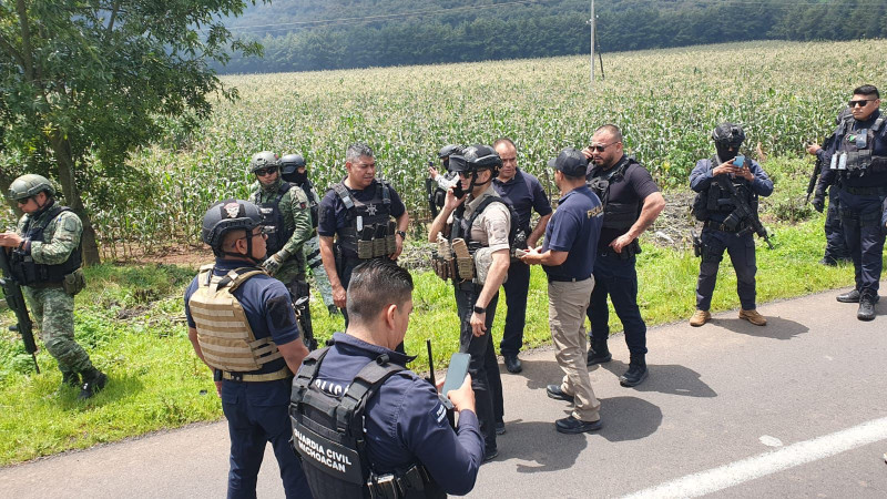 Continúan acciones de búsqueda de los policías comunales de La Cantera 