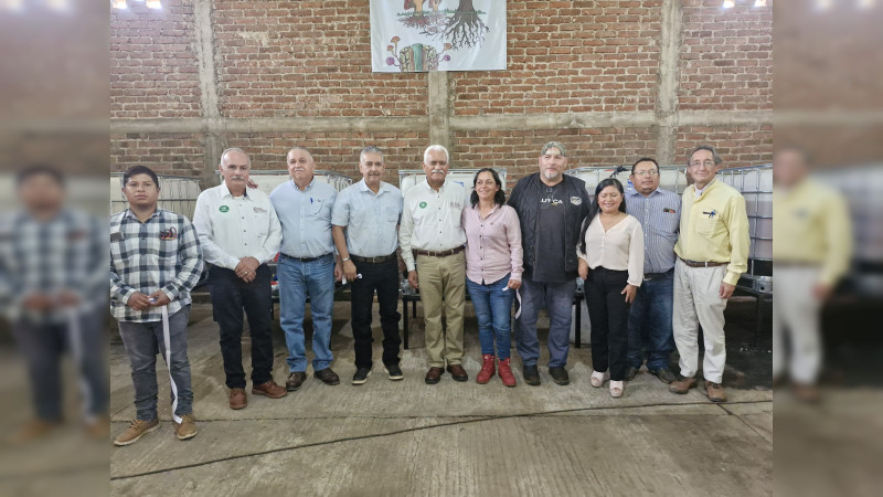 Productores y Sader inauguran biofábrica en Tingüindín