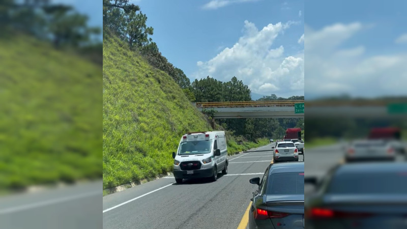 Frustran custodios asalto de tráiler en Michoacán: Hay un herido 