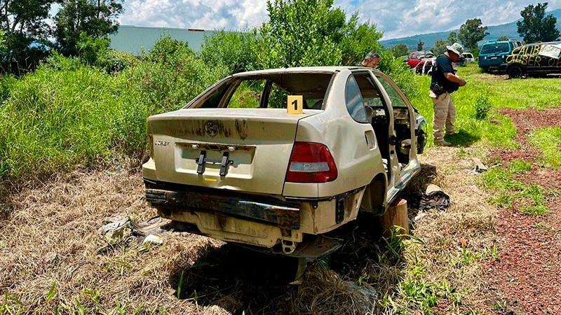 Aseguran tres vehículos con reporte de robo y alteraciones en sus medios en Zacapu, Michoacán 