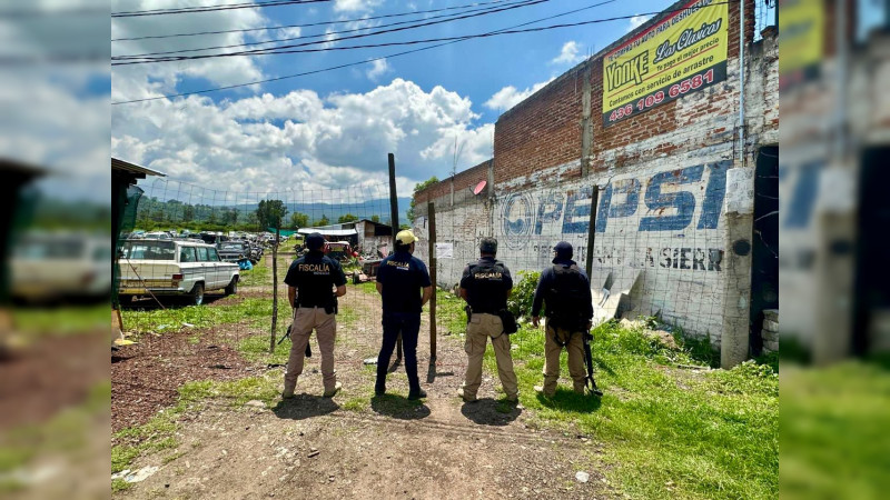 Aseguran tres vehículos con reporte de robo y alteraciones en sus medios en Zacapu, Michoacán 