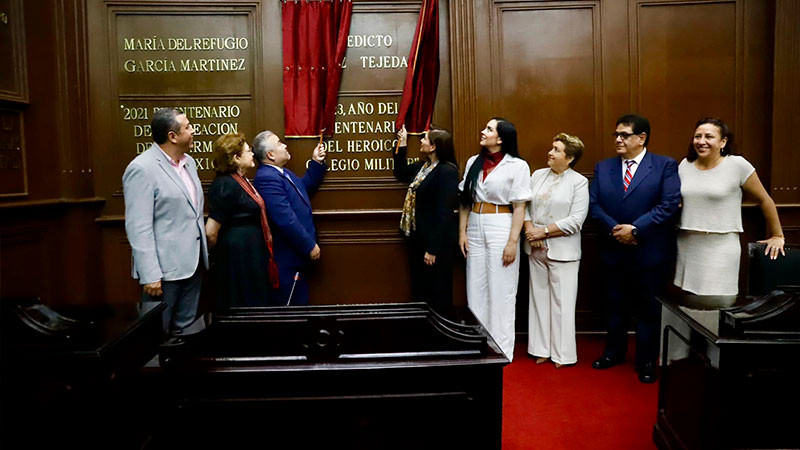Inscriben el nombre de Benedicto López en el Muro de Honor de Palacio Legislativo de Michoacán 