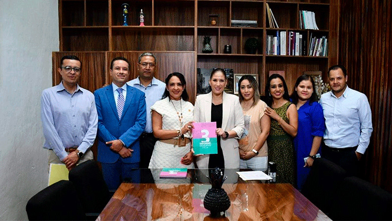 Lupita Díaz cumple a Michoacán con reformas y gestión 