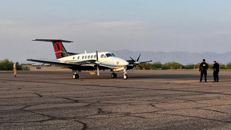 Filtran video del despegue del avión que llevó a Ismael Zambada a Estados Unidos 