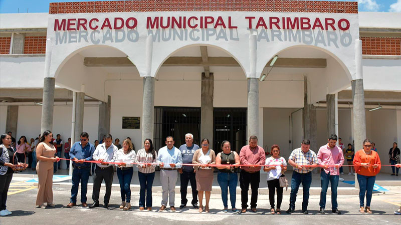 Entrega Gobierno de Tarímbaro Mercado Municipal 