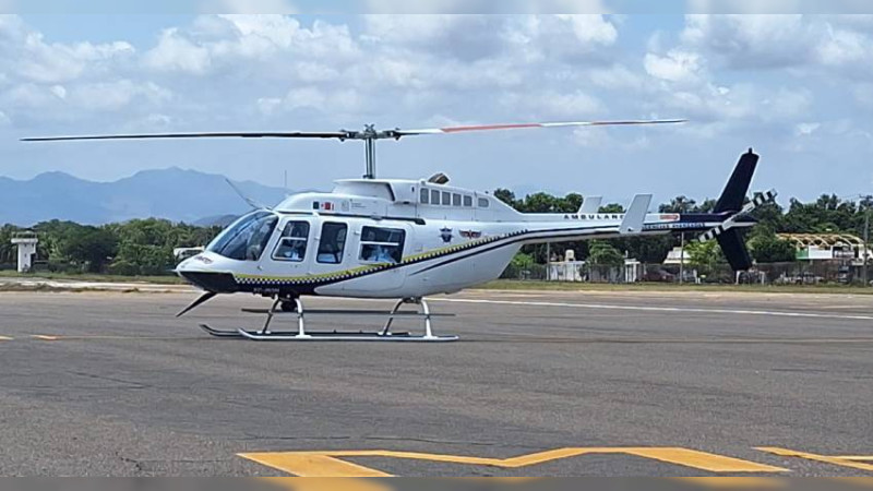 Dispone sector salud ambulancias aéreas para atender urgencias médicas 