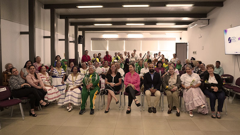CEDH Michoacán reconoce a personas adultas mayores 