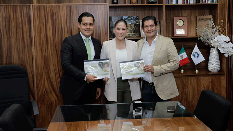 Presenta Ernesto Núñez y Christian Jaramillo tercer y último informe legislativo 