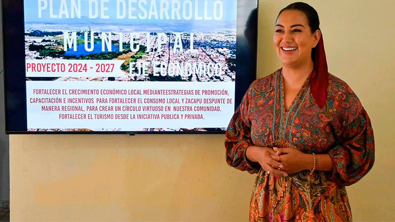 A partir del primero de septiembre, la transformación se hará sentir en Zacapu: Mónica Valdez 