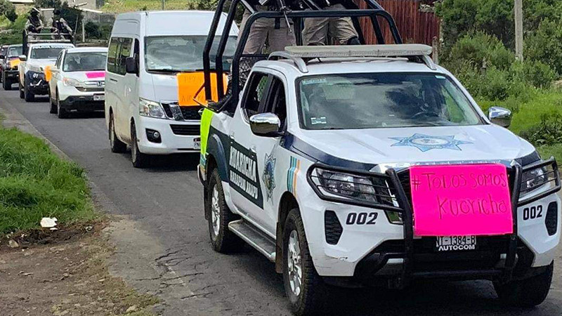 Ante inseguridad comuneros de San Ángel Zurumucapio, Michoacán se levantan en “armas” 