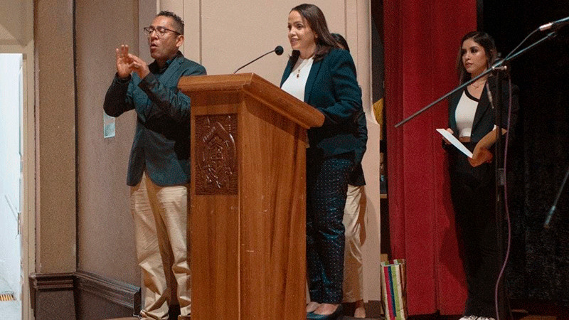 Traicionan a Michoacán quienes eligen intereses personales por encima del pueblo que los eligió: Andrea Villanueva 