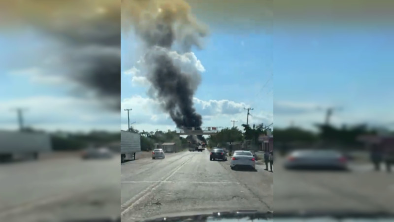 Balaceras, bloqueos y quemas se desatan en Culiacán, Sinaloa: Trasciende captura de capo 