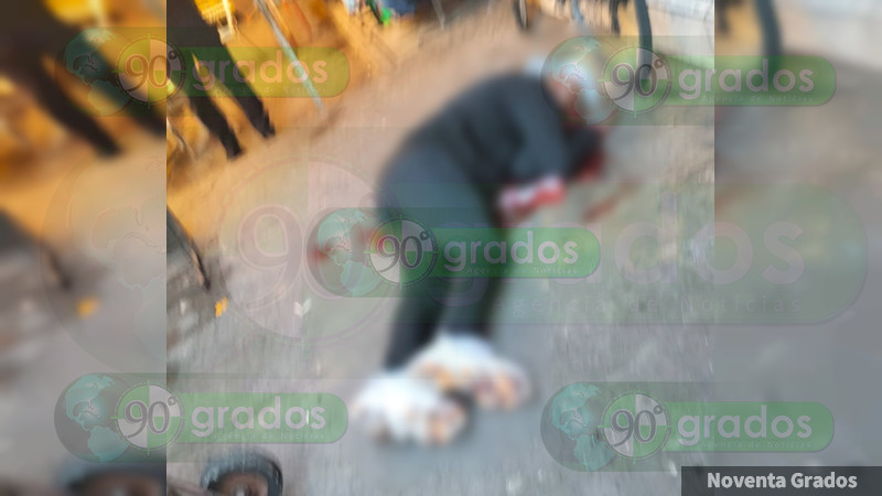 Ultiman a tiros a un hombre en Zamora, Michoacán 