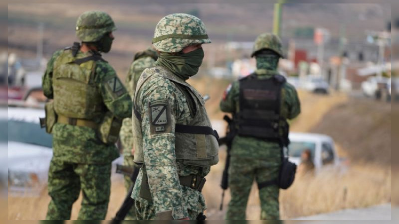 Michoacán: Abaten a tres pistoleros en emboscada en Pancha López, Tepalcatepec; aseguran 4 rifles y fusil Barrett 