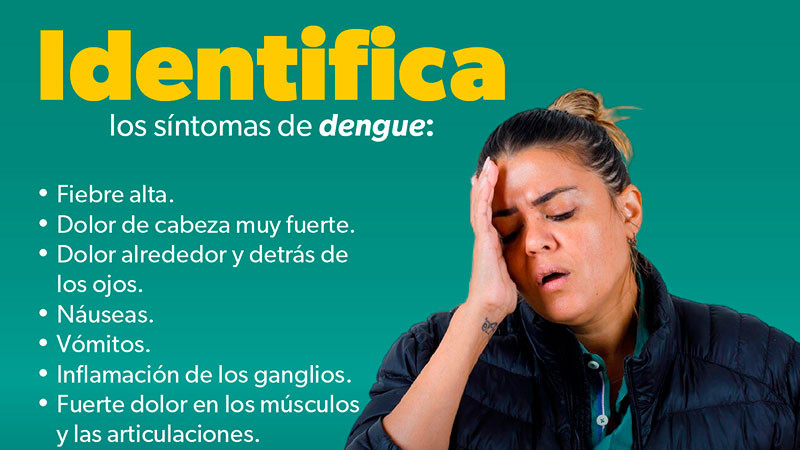 Si tienes fiebre, dolor detrás de los ojos o debilidad, podría ser dengue: sector salud  