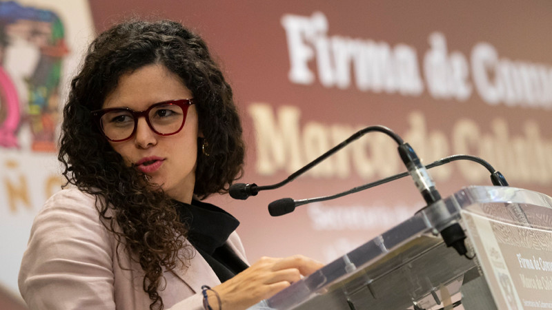 Senadores morenistas llaman a apoyar candidatura de Luisa María Alcalde a dirigencia del partido 