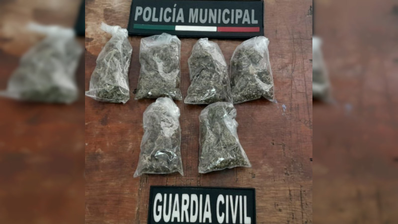 En seis municipios de Michoacán, detiene la SSP a 25 personas en posesión de drogas 