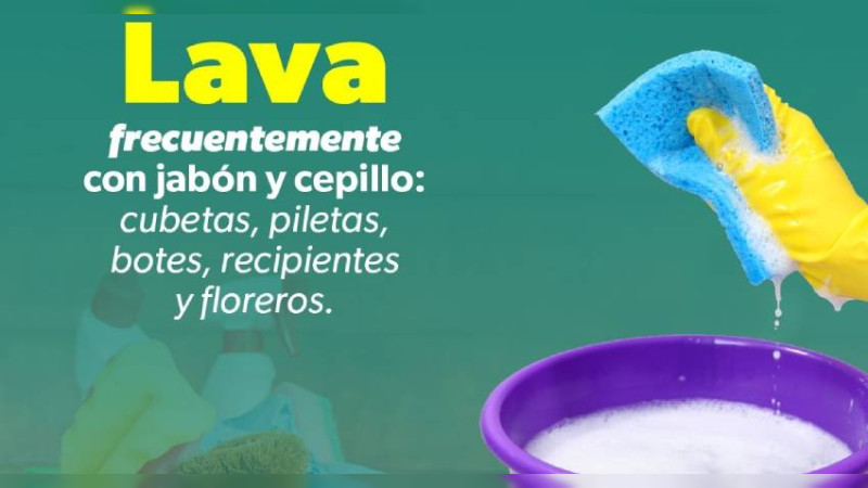 Sector salud continúa lucha para prevenir el dengue en Michoacán 