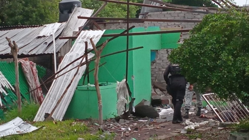 Siete muertos y nueve soldados heridos por estallidos en fábricas clandestinas de explosivos en Michoacán 