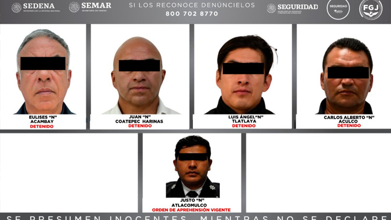 Caen 4 directores de seguridad municipal por desaparición de mando de Temascalcingo, Edomex 