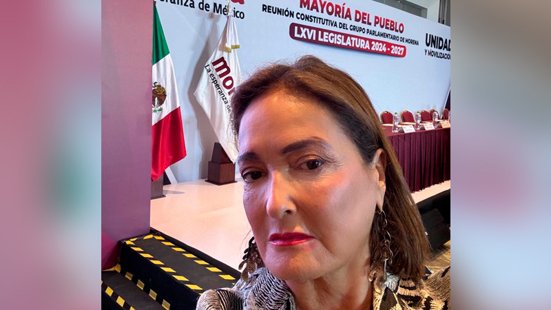 Diputada morenista se encara con inconformes por la reforma judicial 