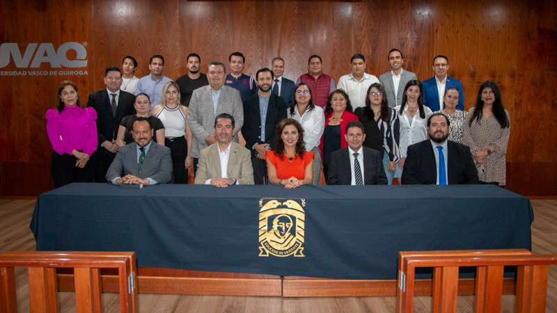 El Tribunal Electoral del Estado une esfuerzos de formación profesional con la Universidad Vasco de Quiroga  