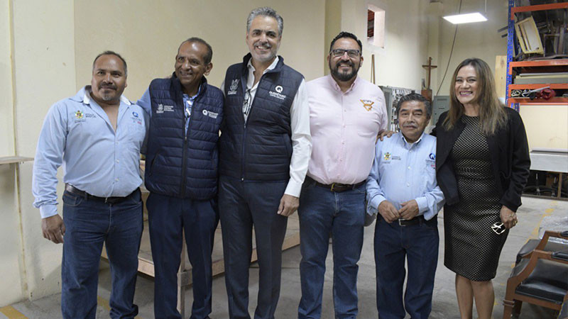 Querétaro: Entrega Oficial Mayor nuevas instalaciones a personal de conservación 