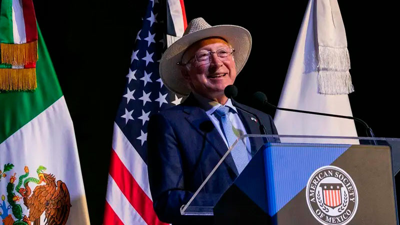 Seguirán relaciones económicas entre México y EEUU, asegura Ken Salazar 