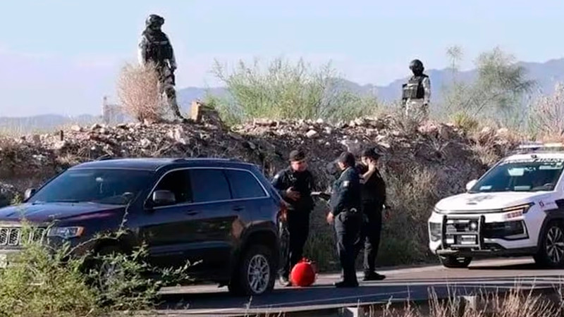 Caen 5 con armas de fuego en Sonora; transportaban un cuerpo sin vida 