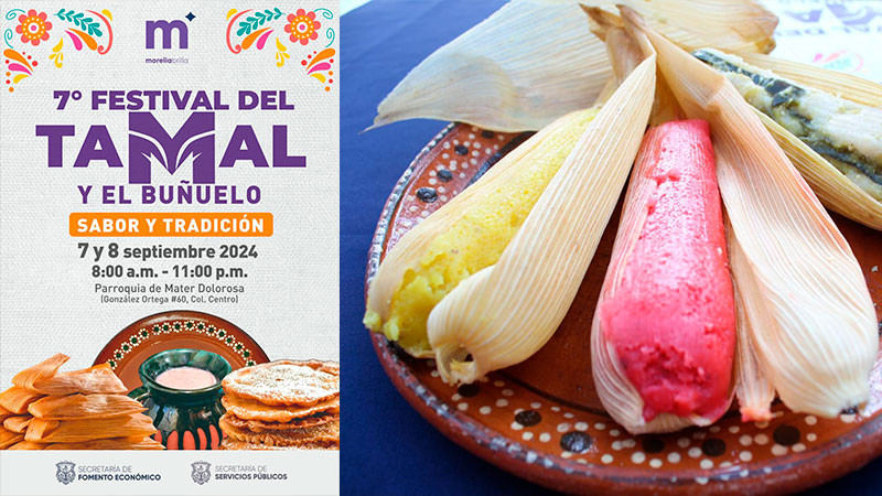 Dulce fin de semana en el 7° Festival del Tamal y el Buñuelo 