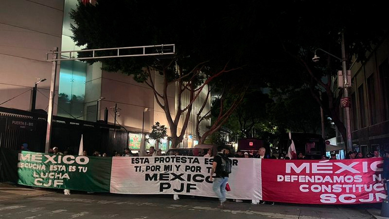 Anuncia PJF que mantendrá protesta hasta investidura de Sheinbaum 