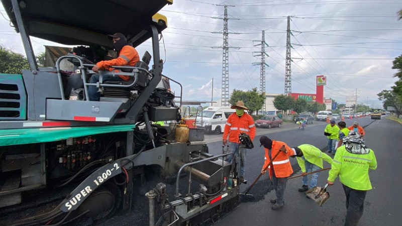 Rehabilitación de Periférico de Morelia con 81% de avance: SCOP 