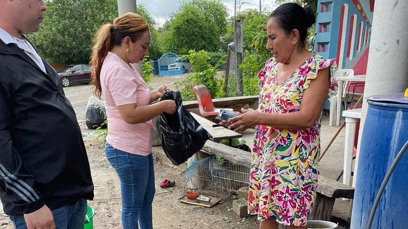 Atiende Sector Salud localidades de Huetamo afectadas por la lluvia 
