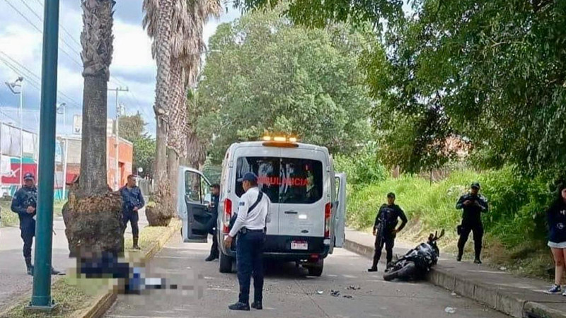 Adolescente pierde la vida tras chocar con su moto en Zacapu, Michoacán  