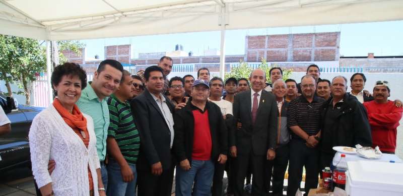 Buscan mejores condiciones para el personal de seguridad de la sede de la Secretaría de Educación en Michoacán 