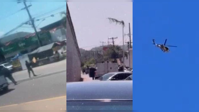 Se registran balaceras y bloqueos al sur de Culiacán, Sinaloa: Helicóptero artillado sobrevuela la ciudad 