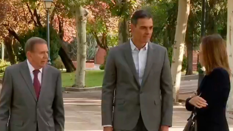 Pedro Sánchez recibe al opositor venezolano Edmundo González 