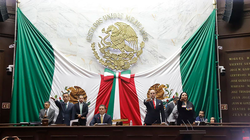 Rinden protesta diputados y diputadas de la 76 Legislatura de Michoacán