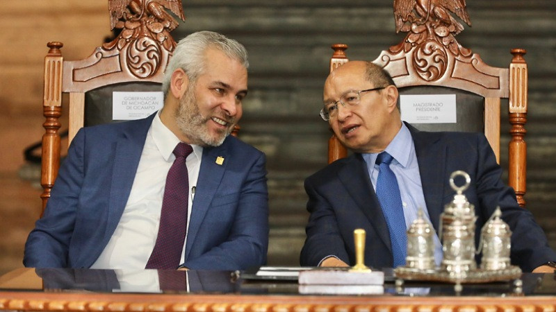 Sindicato del Poder Judicial del Estado reconoce apertura de Bedolla para trabajar la reforma 