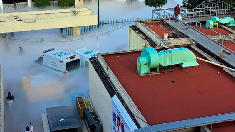 Se fuga oxígeno en IMSS de Tlalnepantla, Estado de México  