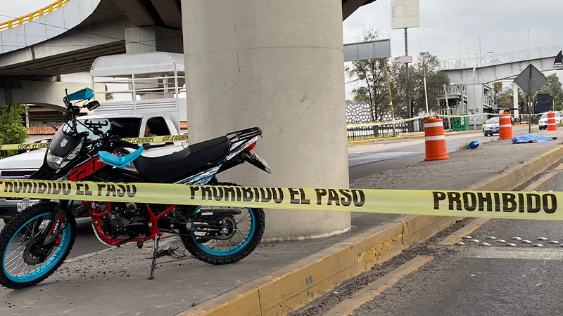 Motociclista pierde la vida sobre Paseo Constituyentes  
