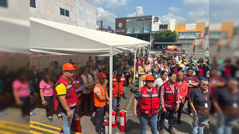 Participa Issste en Simulacro Nacional 2024