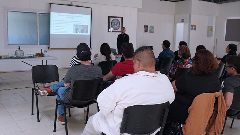 Personal del CECA se capacita en curso de Protección Civil, en Querétaro  