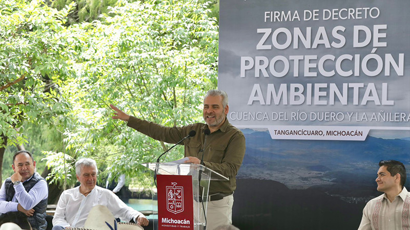 En gobierno de Bedolla, decretadas más de 146 mil hectáreas como Áreas Naturales Protegidas 