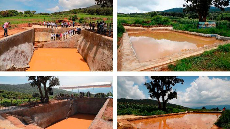 Olla de captación de agua en Cuanajillo del Toro ya beneficia a 70 familias con apoyo del Gobierno de Morelia 