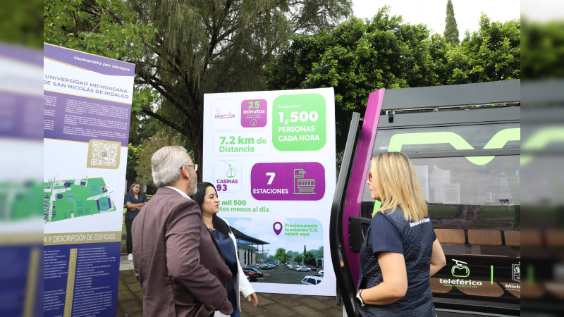 Gobernador visita Ciudad Universitaria; socializan proyecto del teleférico de Morelia
